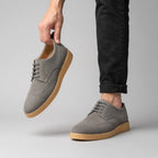 Derby Brogue Daim Gris