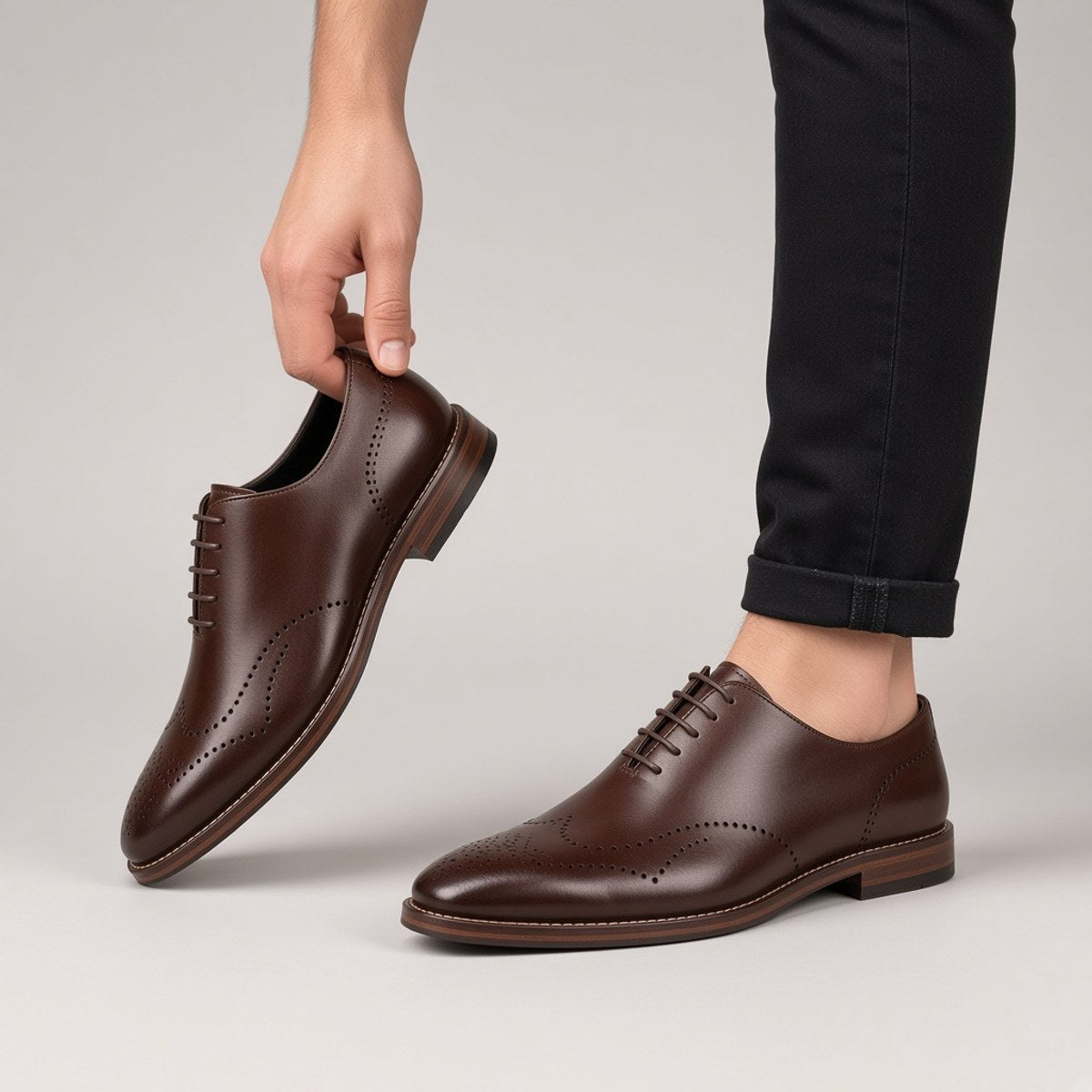 Richelieu Brogue Chocolat