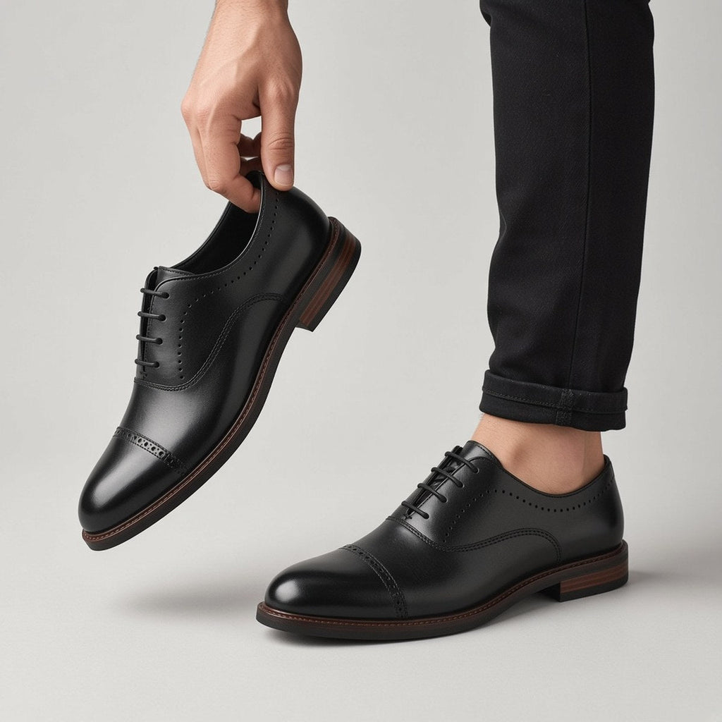 Richelieu Cap-Toe Noir
