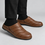 Sabot Classique Confort Homme Camel Matelassé