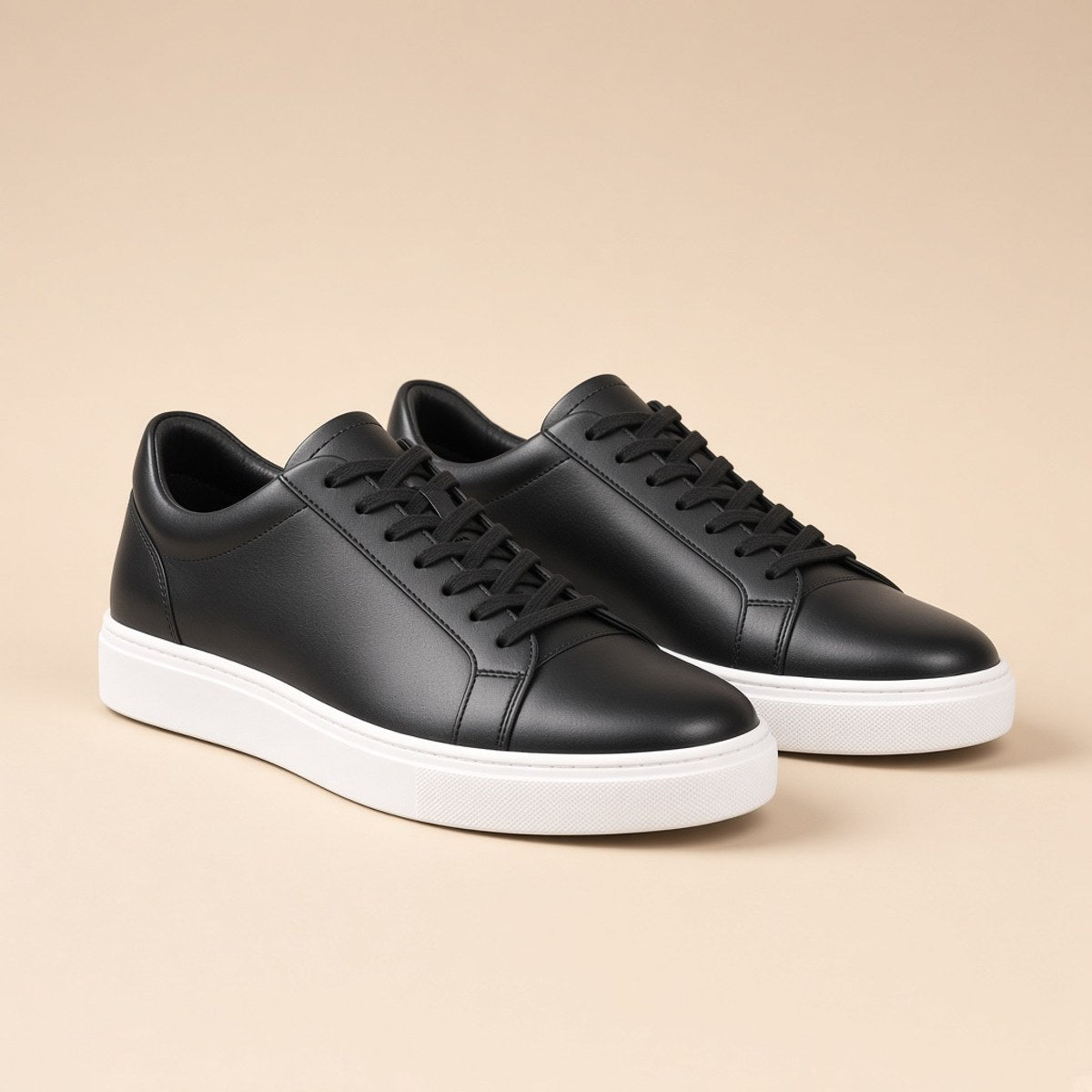 Sneaker Cuir Noir