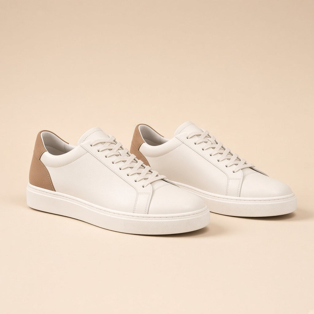 Sneaker Crème Talon Camel