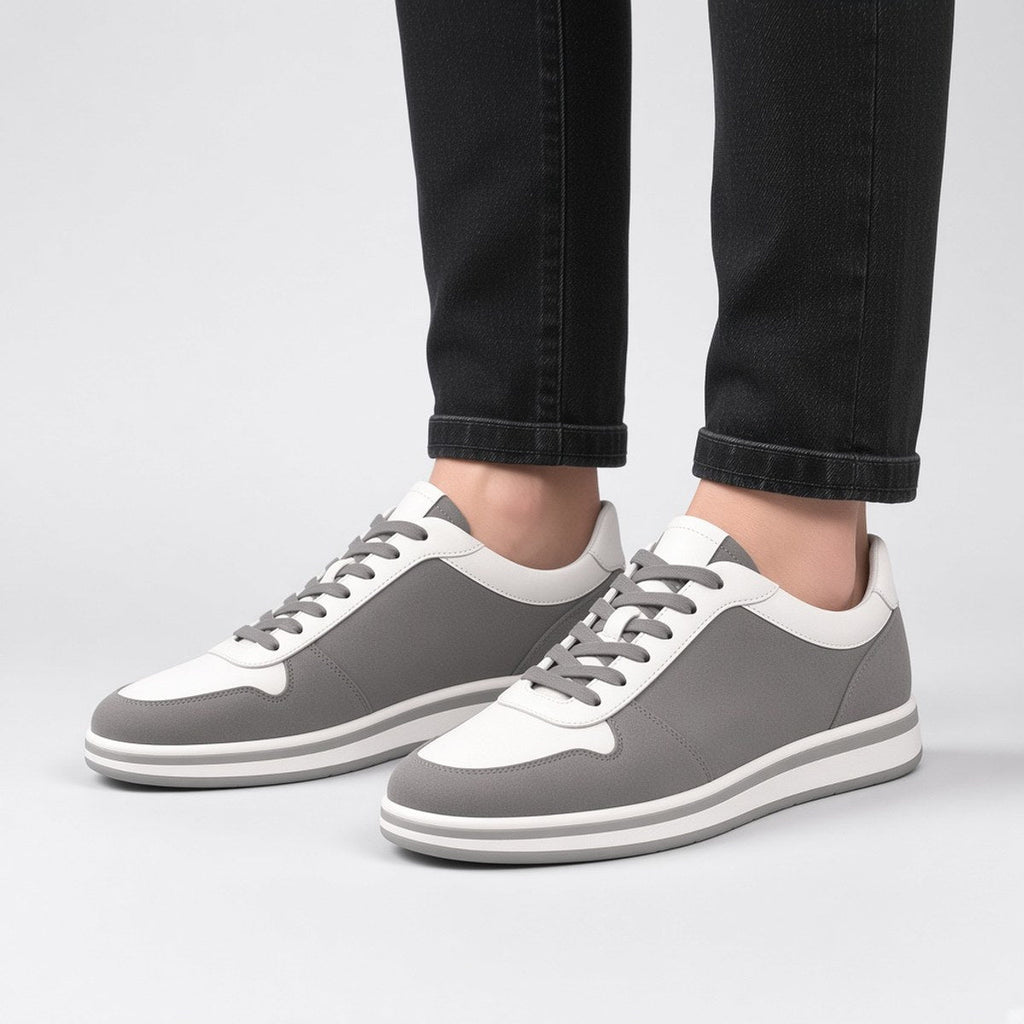 Sneaker Runner Gris & Blanc
